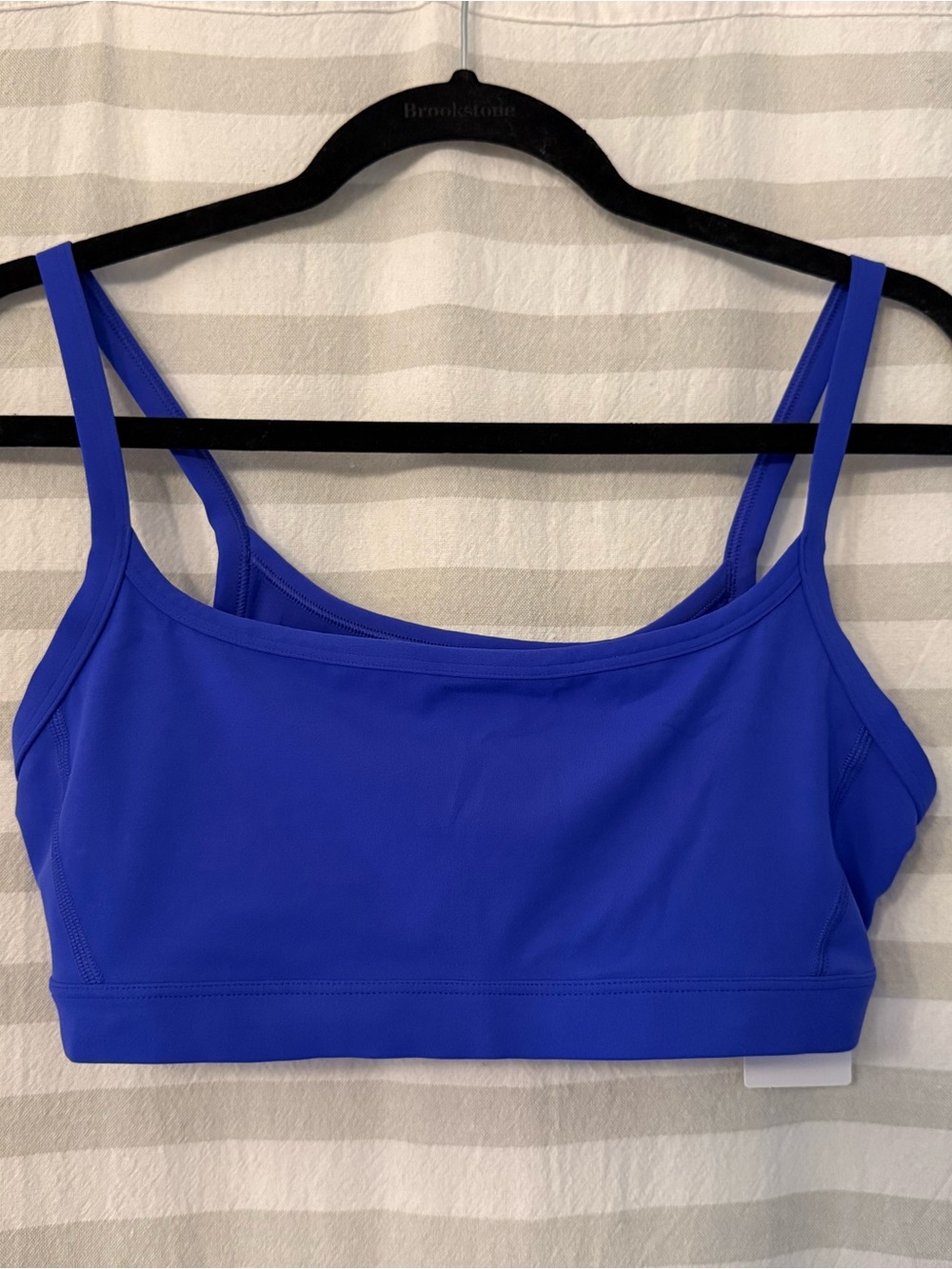 NWT Athleta Cobalt Blue Square Neck Sports Bra